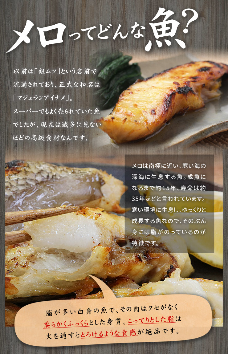 メロカマ700g 3 6片入 脂ののった白身魚 柔らかくふっくらした身 こってりとしたとろける脂は絶品 塩焼きや煮付けに Pbt Mkm1 Mkm1 Yd9 メロカマ700g まぐろ処一条